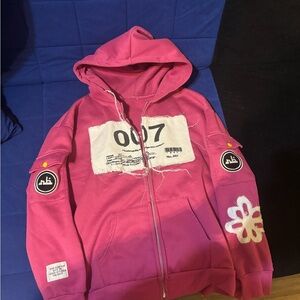 Designers Originals Pink Zip-Up Sweater